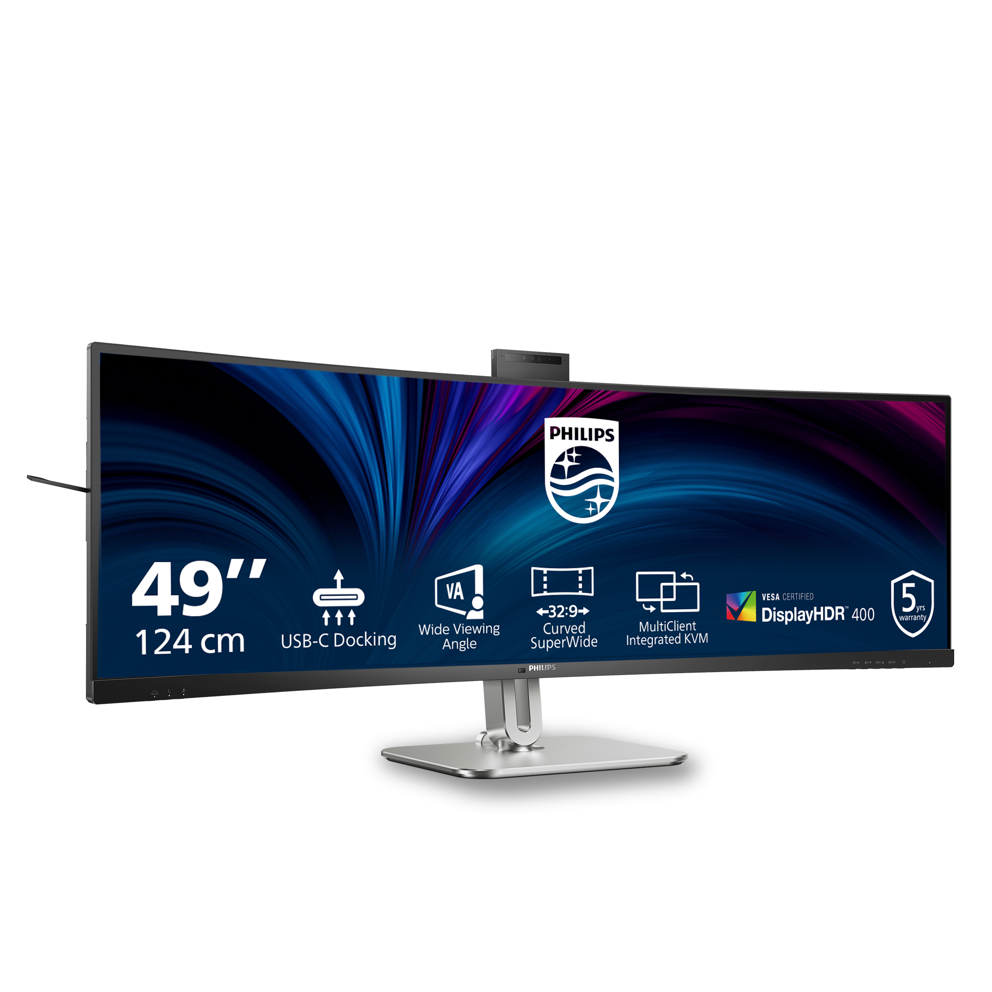 49IN 124 VA LCD 5120X1440 32:9 3000:1 HDMI 2.0 X 2 DISPLAYPORT