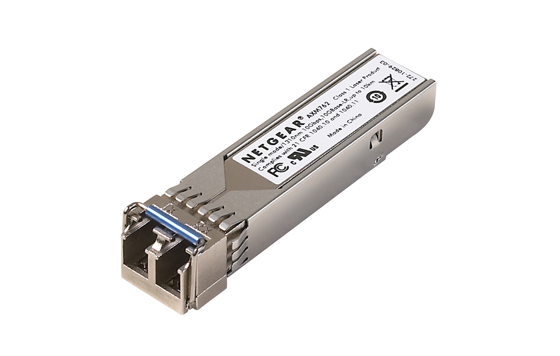 NETGEAR 10 Gigabit LR SFP+ Modul fuer GSM7328S-200EUS und GSM7352S-200EUS
