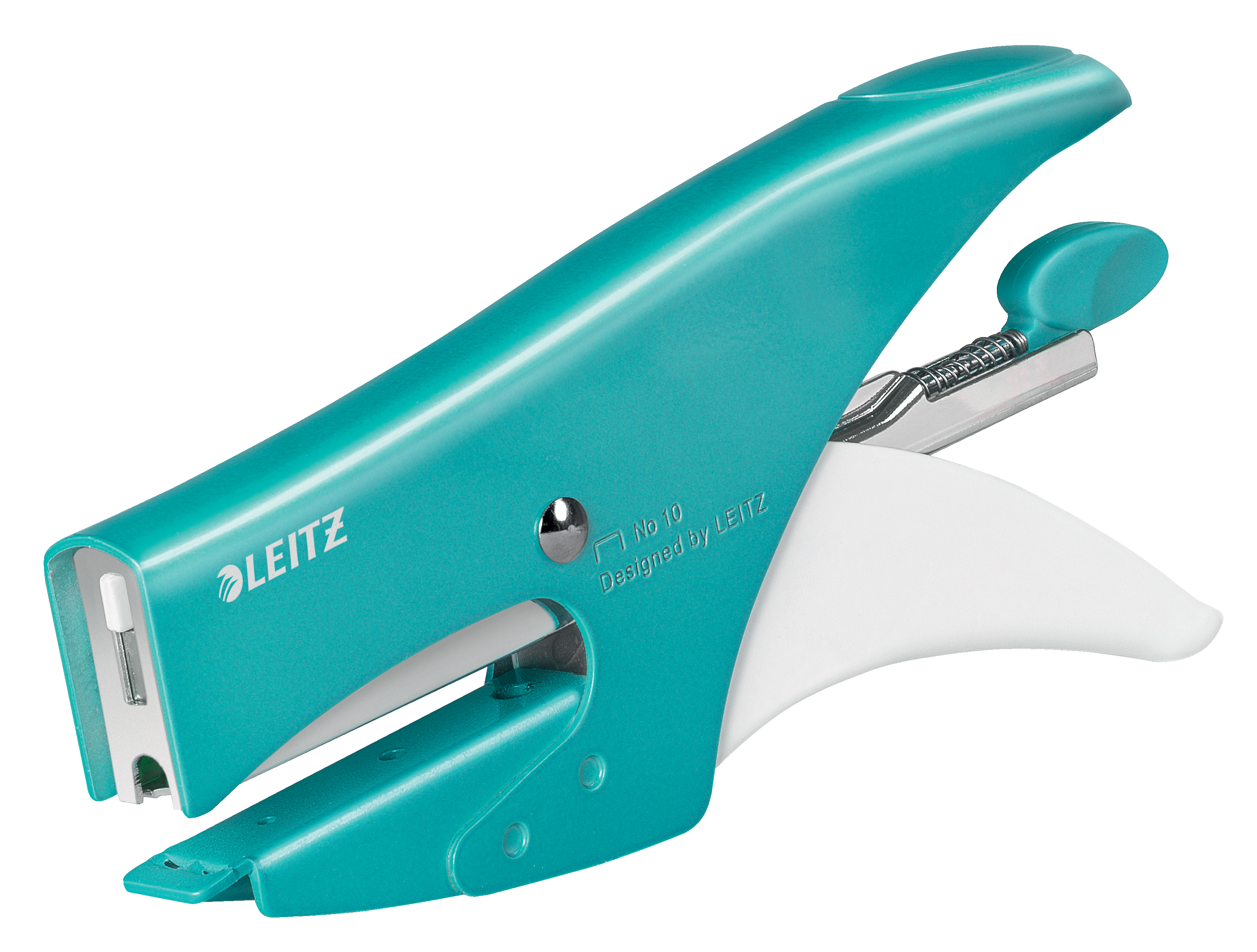 LEITZ Heftzange 5531 WOW eisblau-metallic, 1 St.