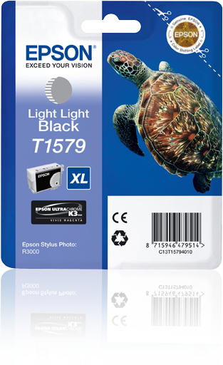 EPSON T1579XL (Schildkröte) light light schwarz Druckerpatrone