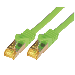 CAT7 SFTP RJ45 LSZH 1M GREEN 10GBIT RAW PATCH CABLE