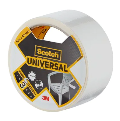 Scotch Universal Gewebeband weiß 48,0 mm x 10,0 m 1 Rolle