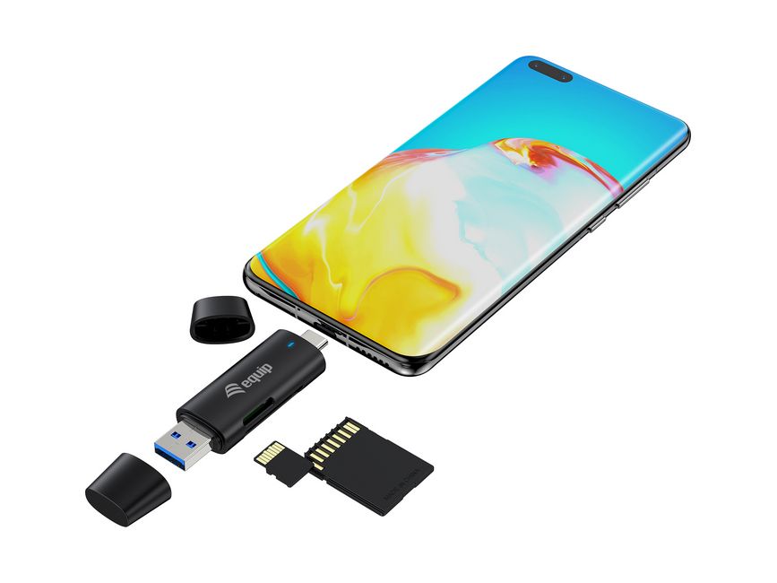 Equip Dual Connector USB-C/-A/SD/Micro SD 5Gbps