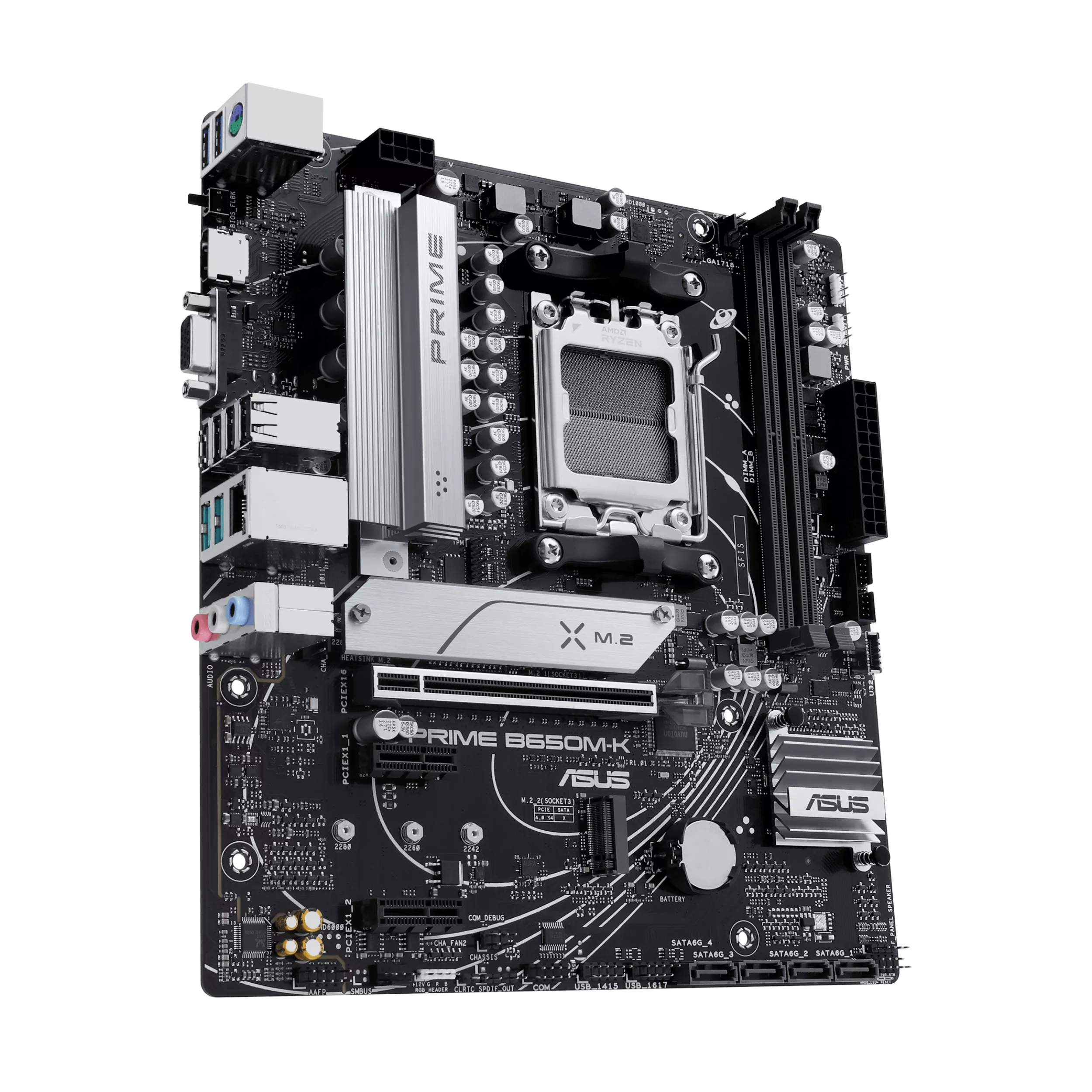 ASUS PRIME B650M-K AM5 4xDDR5 mATX MB 4xSATA 2xM.2