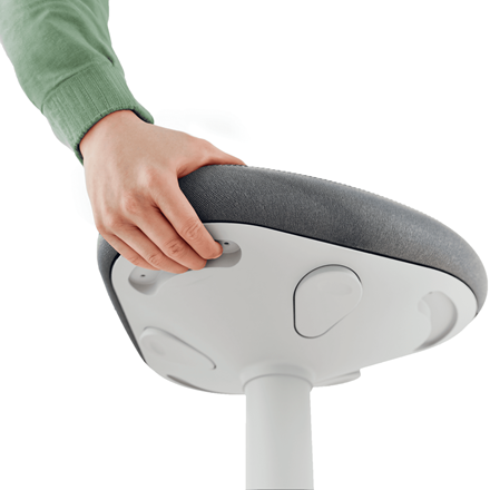 LEITZ Sitz- & Stehhocker Ergo Active 65450085 grau, 1 St.