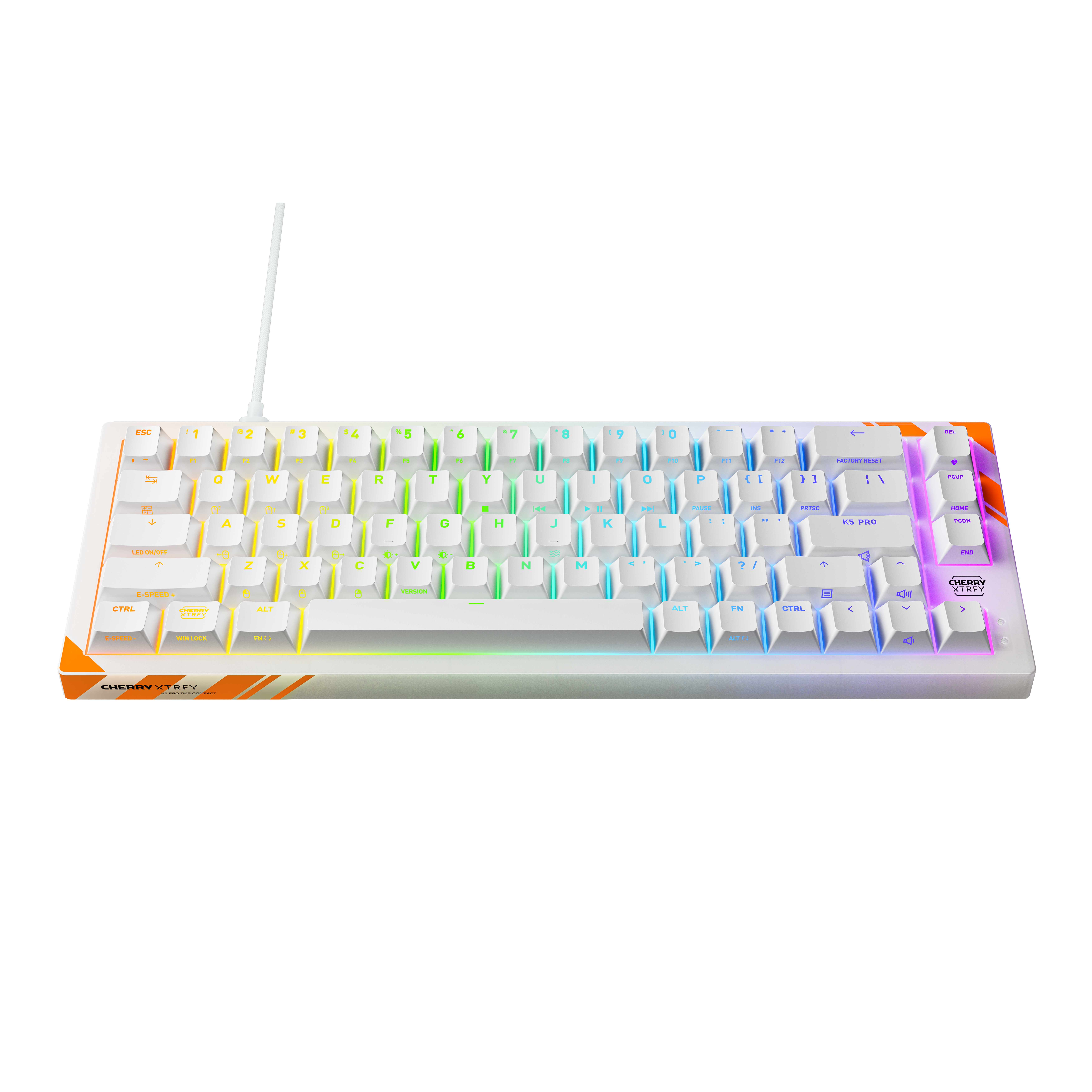 K5 PRO TMR COMPACT KEYBOARD WHITE US-INTL
