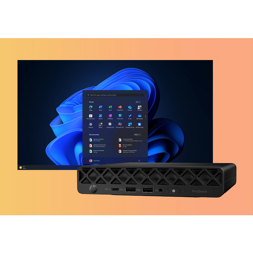HP ProDesk 4 Mini G1i Intel Core Ultra 7 265T 24GB 512GB/SSD W11P 1J Gar (DE)