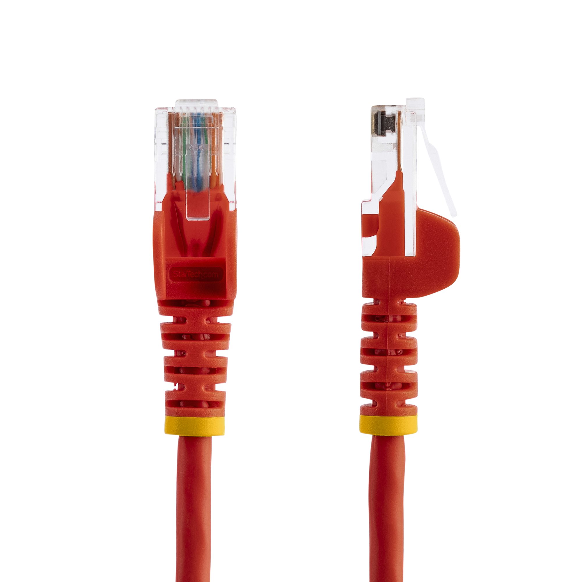 0.5M RED CAT5E PATCH CABLE SNAGLESS ETHERNET CABLE - UTP