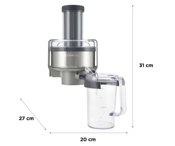 Kenwood AT641 Profi-Entsafter, edelstahl ( für KM070)