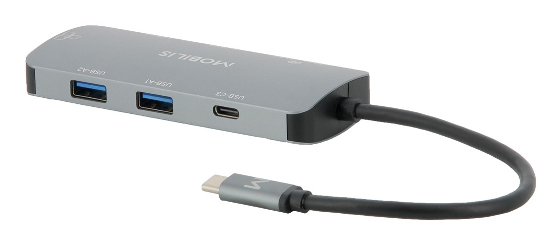 Mobilis USB-C Docking Station 7 in 1 100 W Max