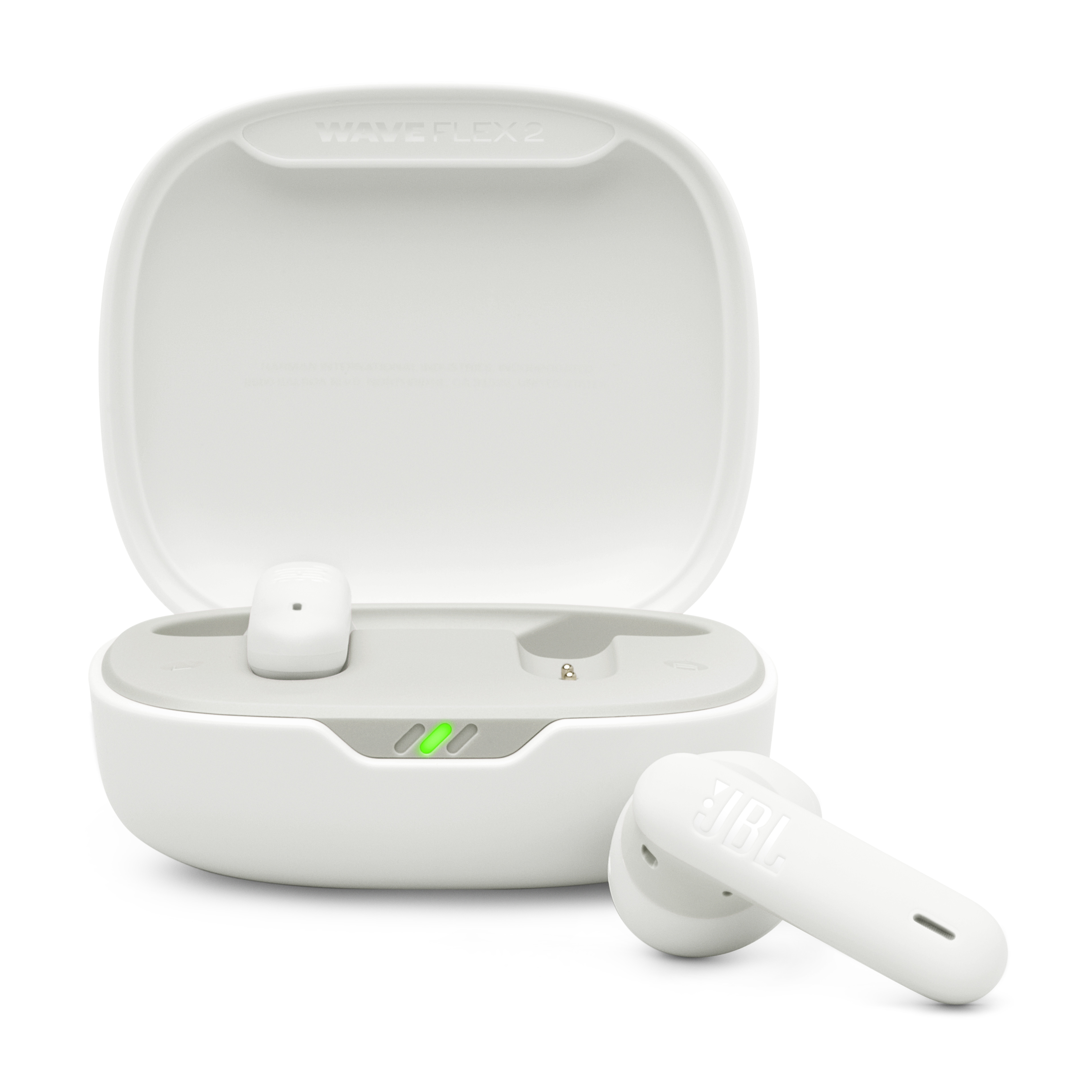 JBL Wave Flex 2, Kabellose Bluetooth-In-Ear-Kopfhörer, weiß