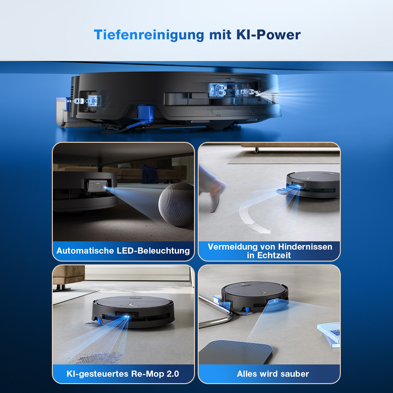 Deebot X9 Pro Omni, Saugroboter