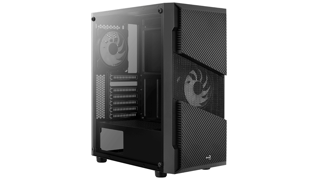 AeroCool Geh Midi Menace RGB/TG Black MicroATX/ATX/MiniITX