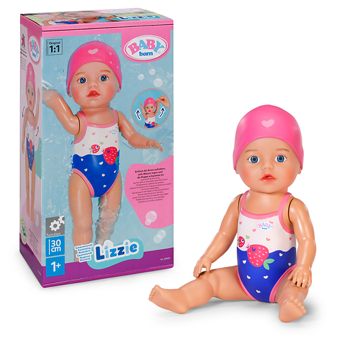 Baby born Schwimmende Lizzie 30cm, Puppe