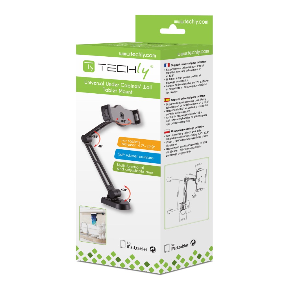 Techly Tablet Wand Halter 4.7-12.9