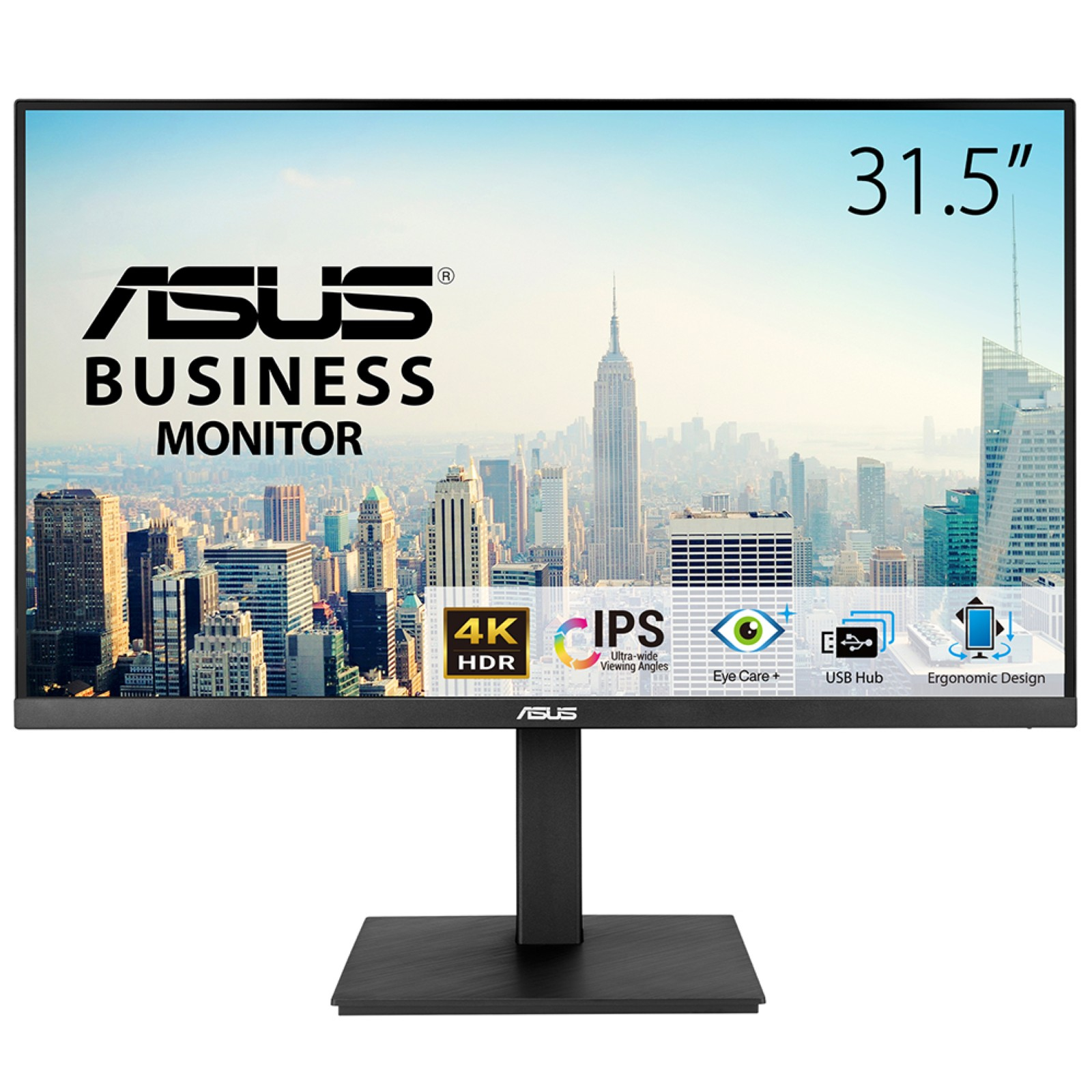 ASUS VA32UQSB 80,01cm 31,5Zoll IPS WLED UHD 16:9 60Hz 350cd/m2 4ms 2xHDMI DP 2xUSB 3.2 Type-A