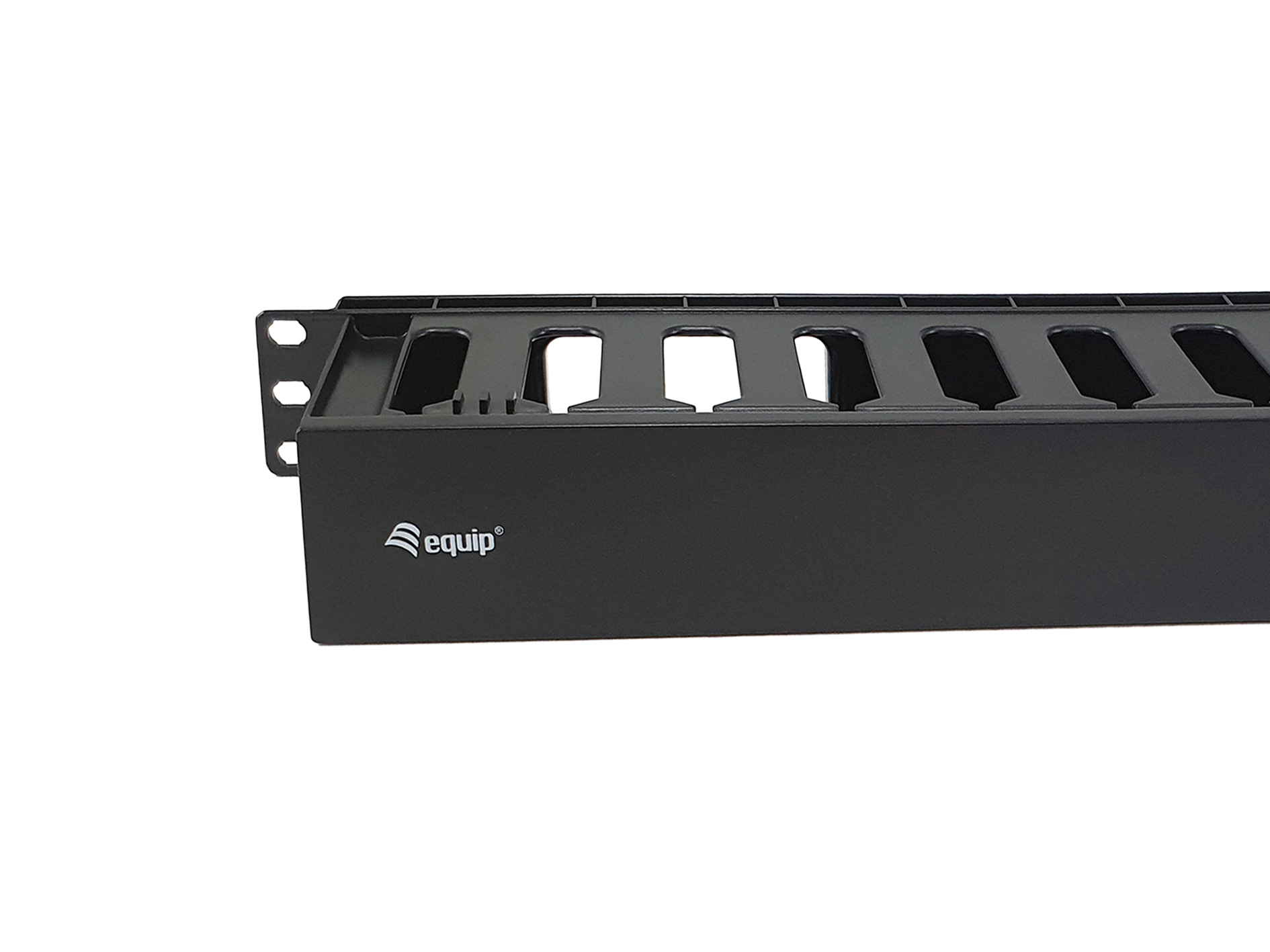 Equip 19 Kabelmanagement RW abnehm. Plastik 1U RAL9005