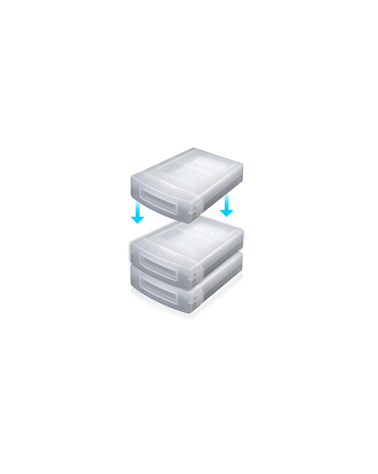 Schutzgehäuse IcyBox 3,5 HDD/SSD retail