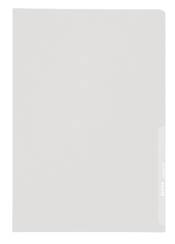 LEITZ Sichthüllen 4005 Standard DIN A5 transparent genarbt 0,13 mm, 100 St.