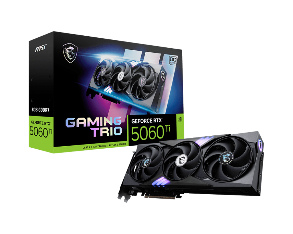 MSI RTX5060 TI 8G Gaming Trio OC 8GB GDDR7 HDMI 3xDP