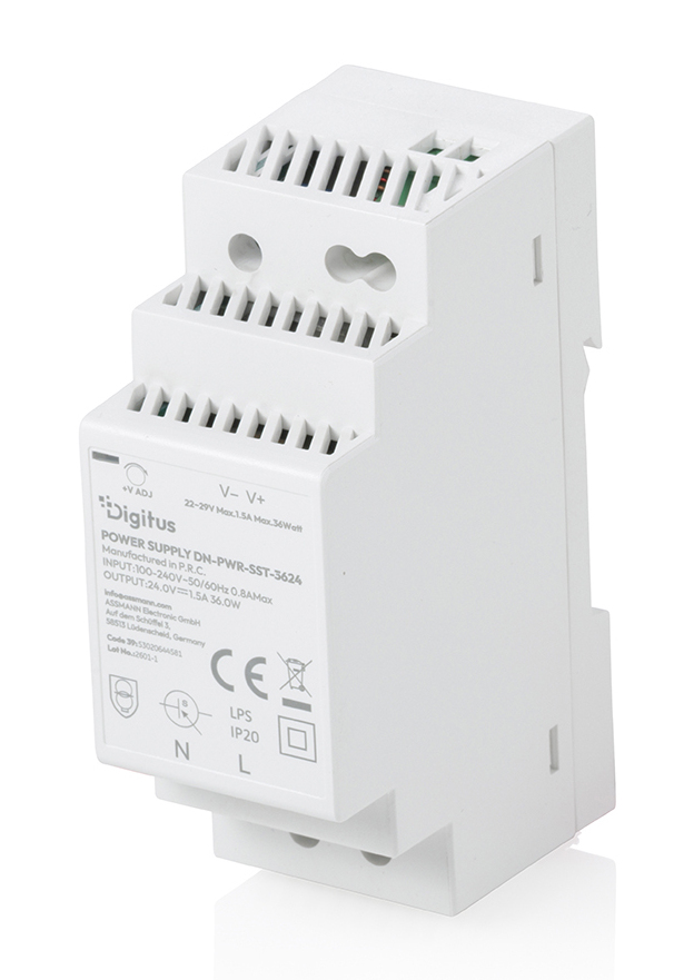 24V/1.5A/36W STEP POWER SUPPLY ENCL. TYPE IDEAL FOR SENSORS