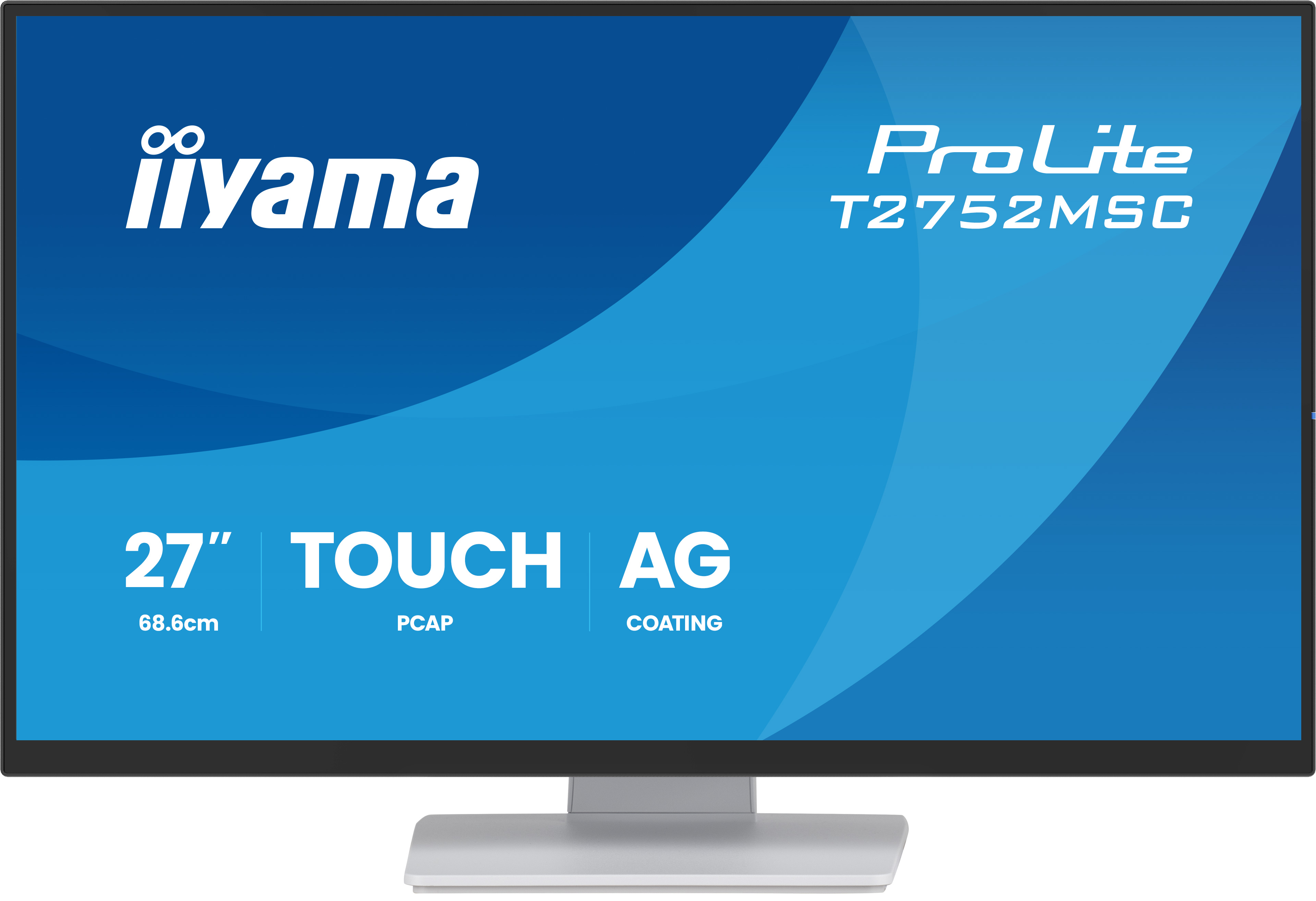 IIYAMA 68.6cm (27) T2752MSC-W1AG 16:9 Touch HDMI+DP+2xUSB