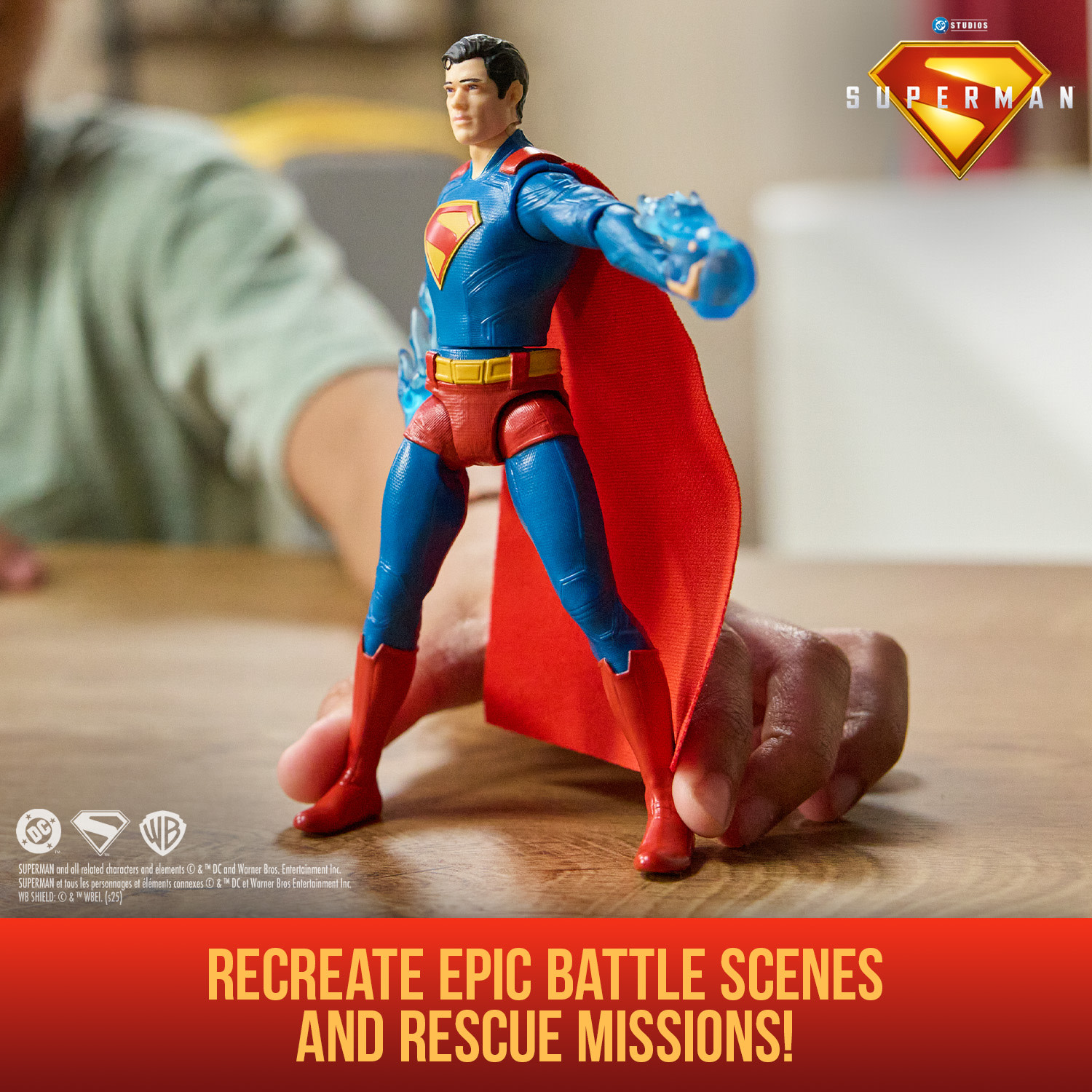Superman - 15 cm Superman Deluxe Action-Figur, Spielfigur