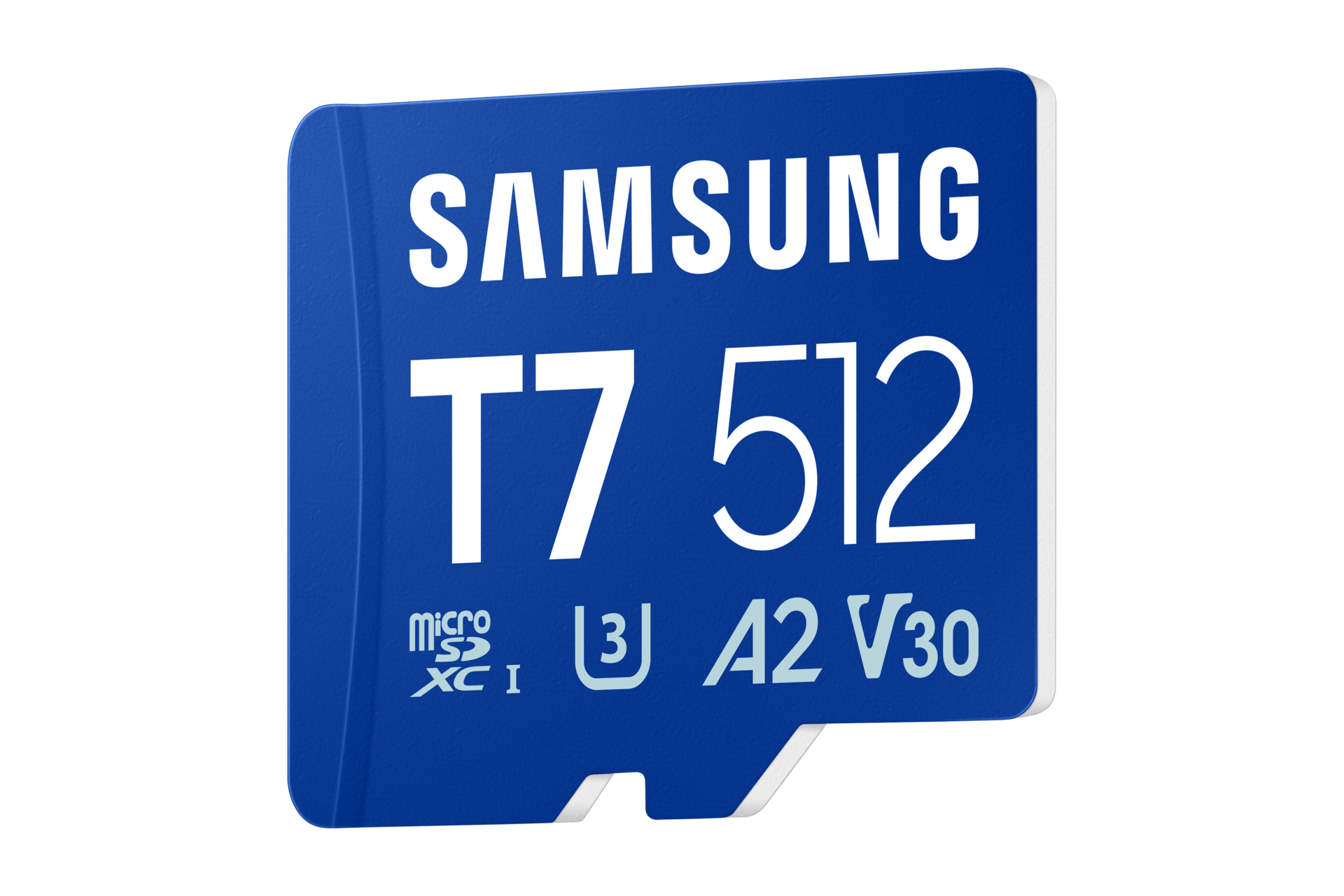 SAMSUNG T7 microSD Speicherkarte 512GB für Smartphones Tablets und Handheld-Konsolen bis zu 170MB/s Lesen