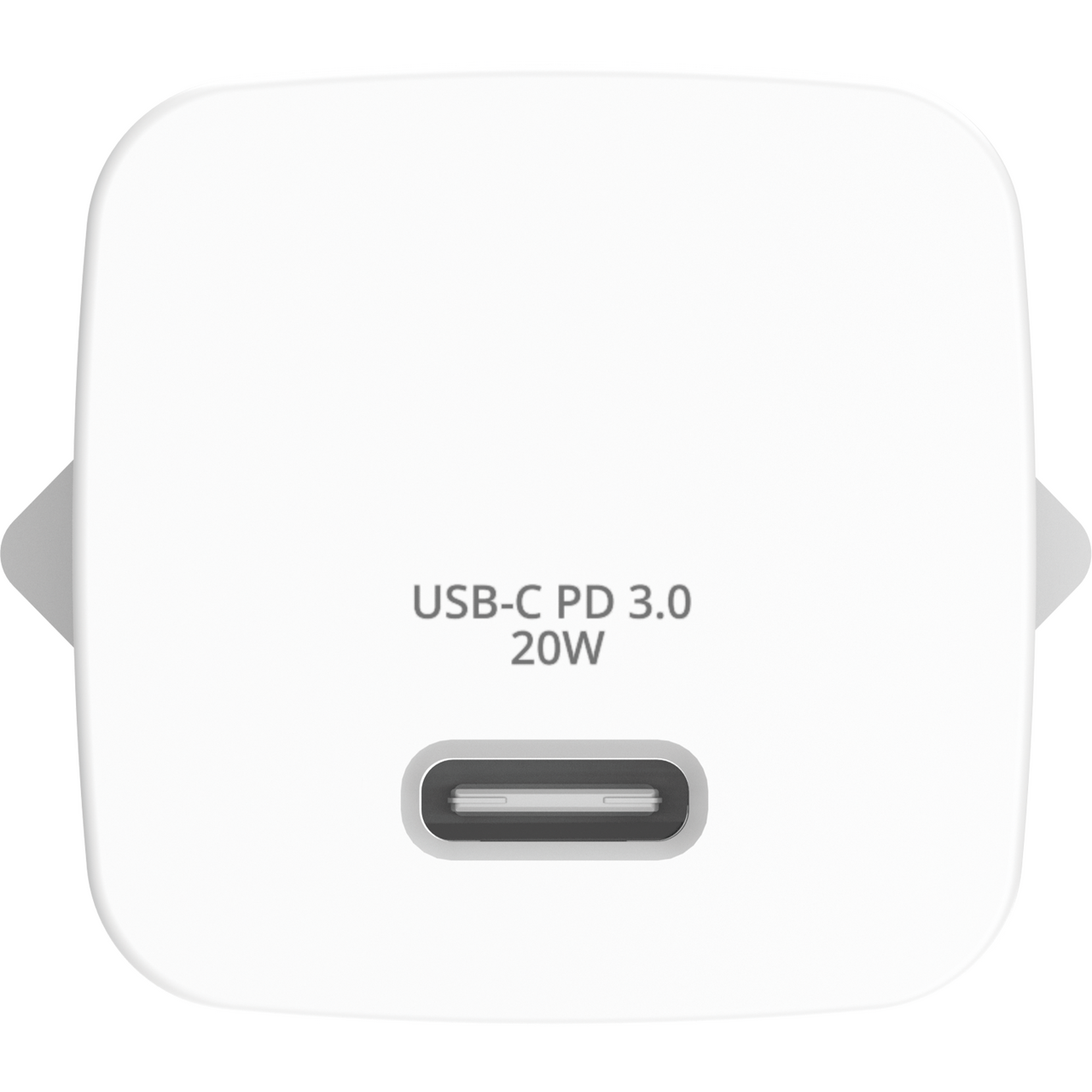 Verbatim Mini GaN Charger 20W EU with 1m USB-C to USB-C cab.