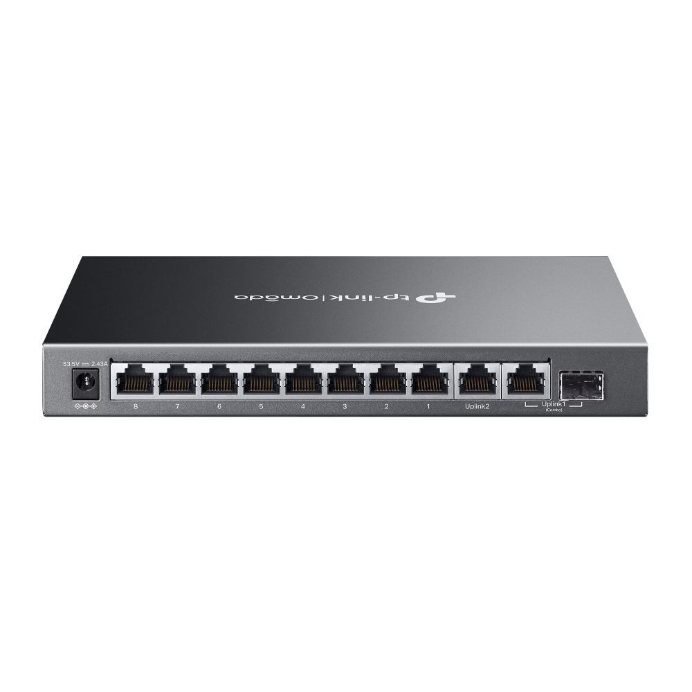 10-PORT 1G EASY MANAGED SWITCH WITH 8-PORT POE+