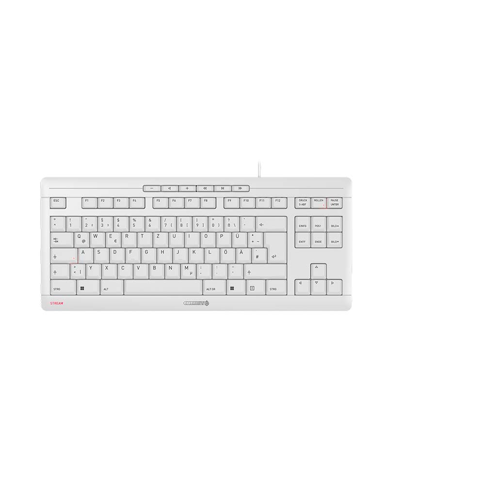 Keyboard Cherry STREAM wired white (DE) (JK-8600DE-0)