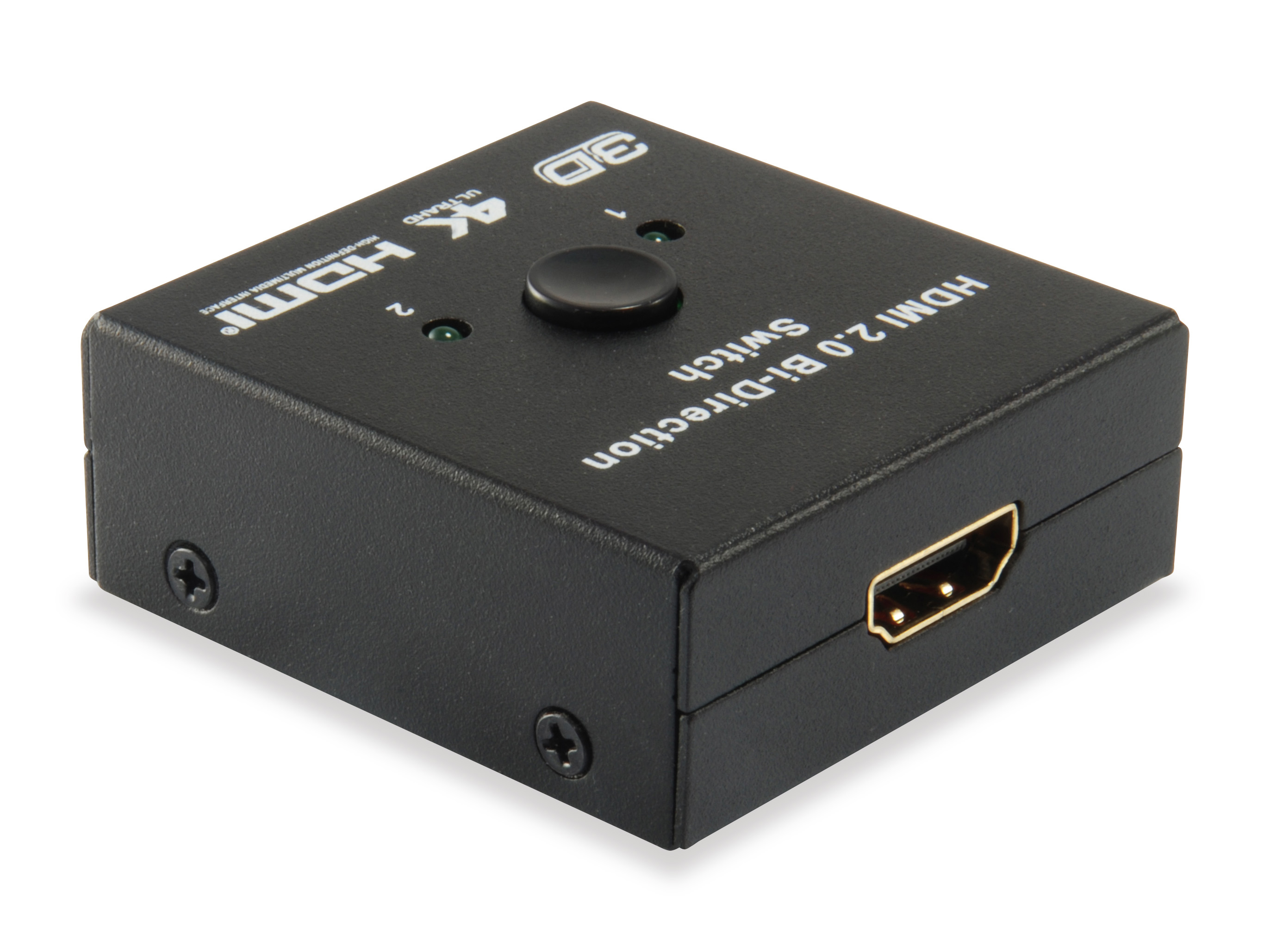 Equip Switch HDMI2.0 1-In/2-Out bidirekt. 4K/60Hz 18Gbps