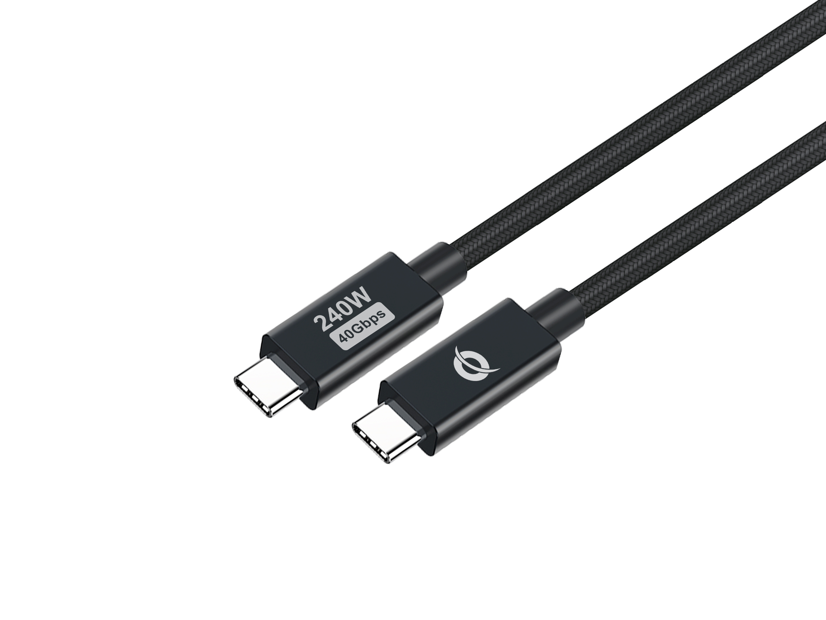 CONCEPTRONIC Kabel USB-C4.0->C 240W/PD3.1 40Gbs 1.20m sw