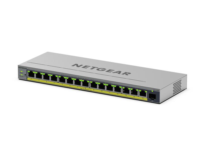 16-PORT POE+ 1G PLUS SWITCH 1XSFP PORT 180W