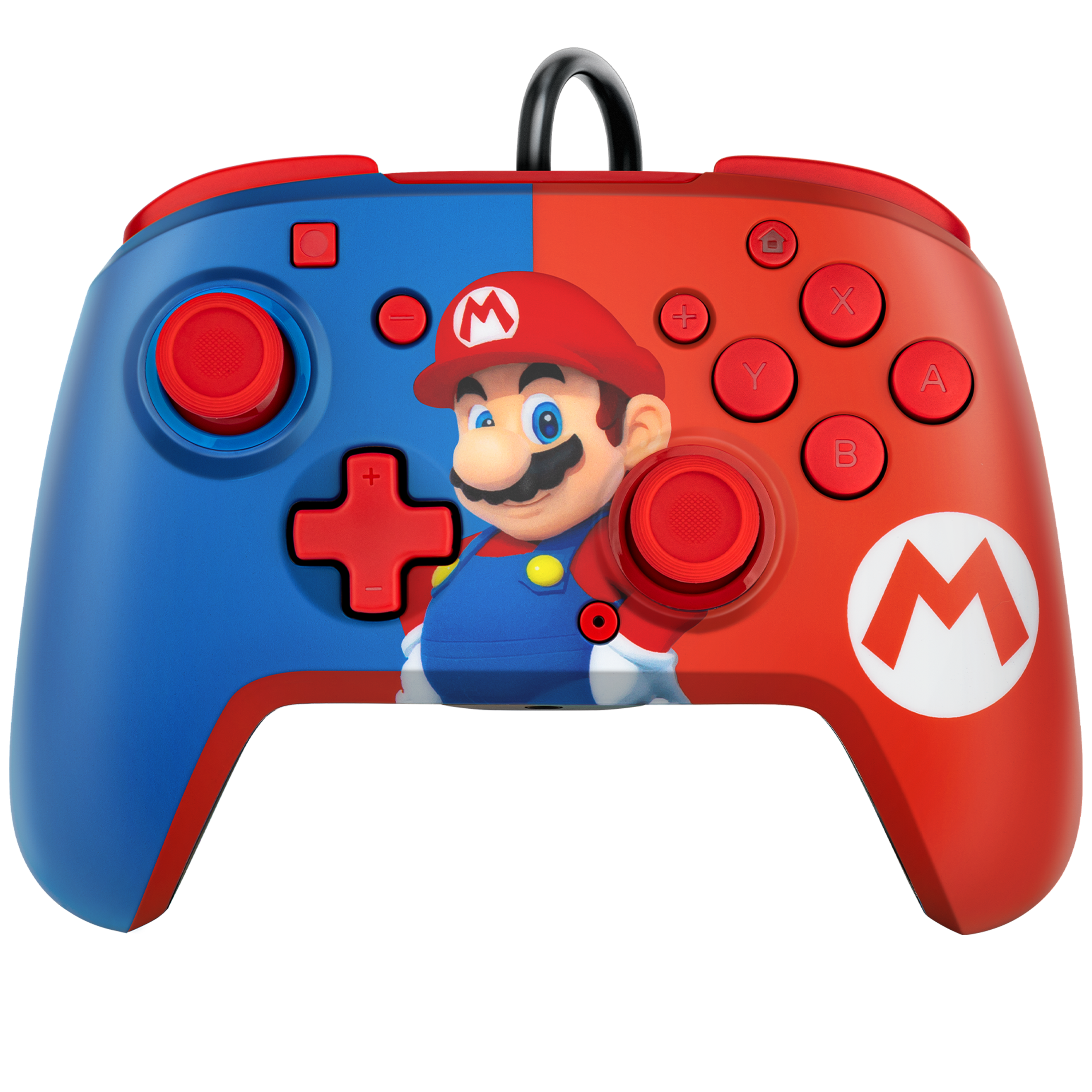 PDP Controller Faceoff Deluxe+Audio Mario Switch