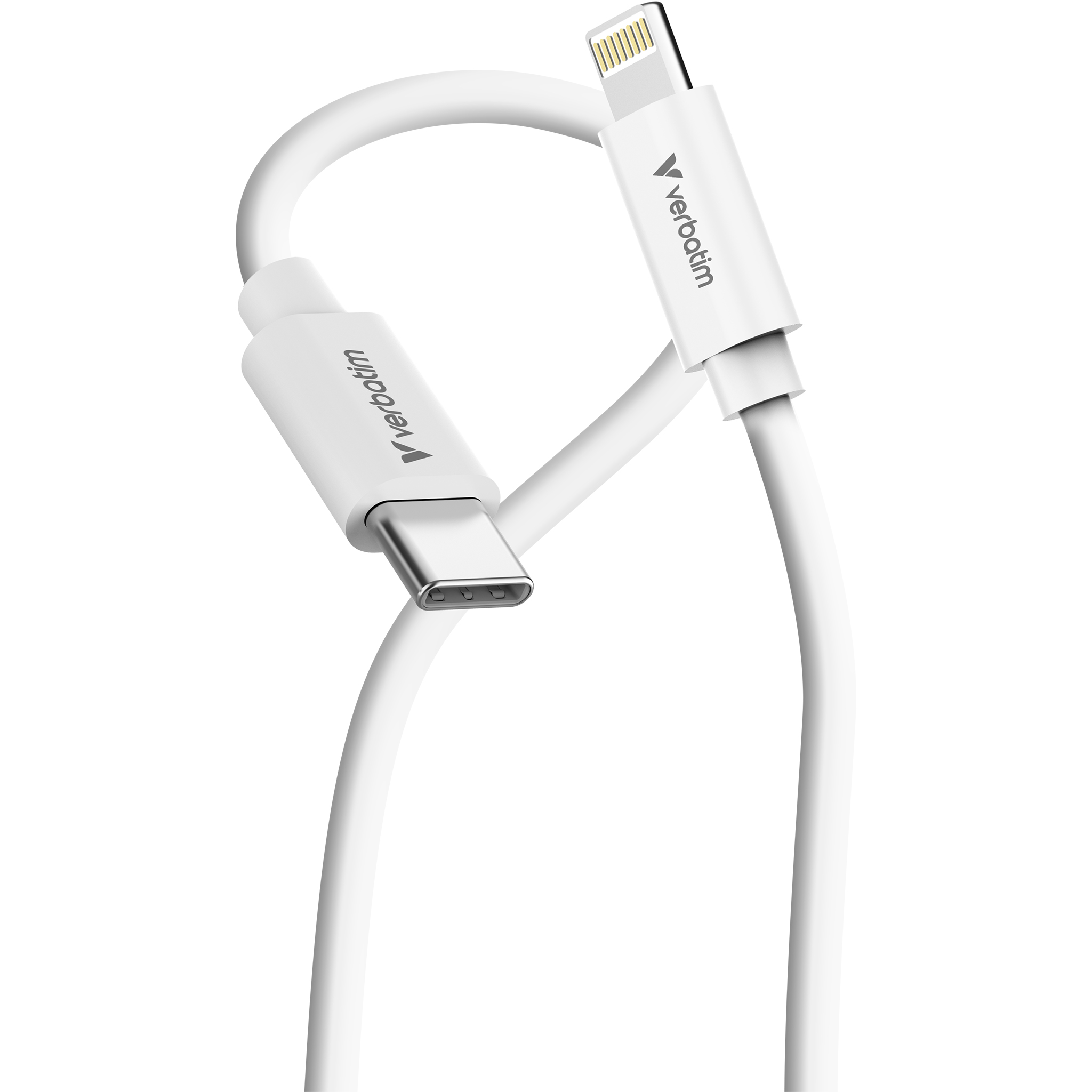 Verbatim Sync & Charge USB-C to Lightning 27W 100cm - 2 Pack