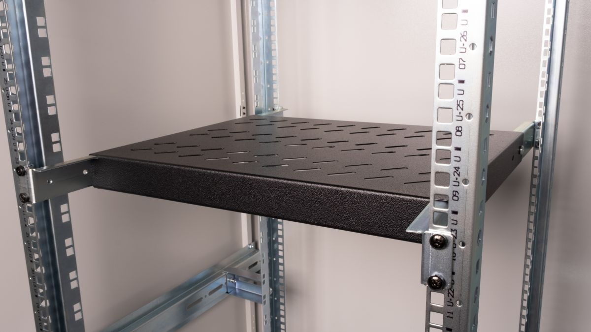Equip 19 Fachboden var. für Serverschränke 35cm 1U schwarz