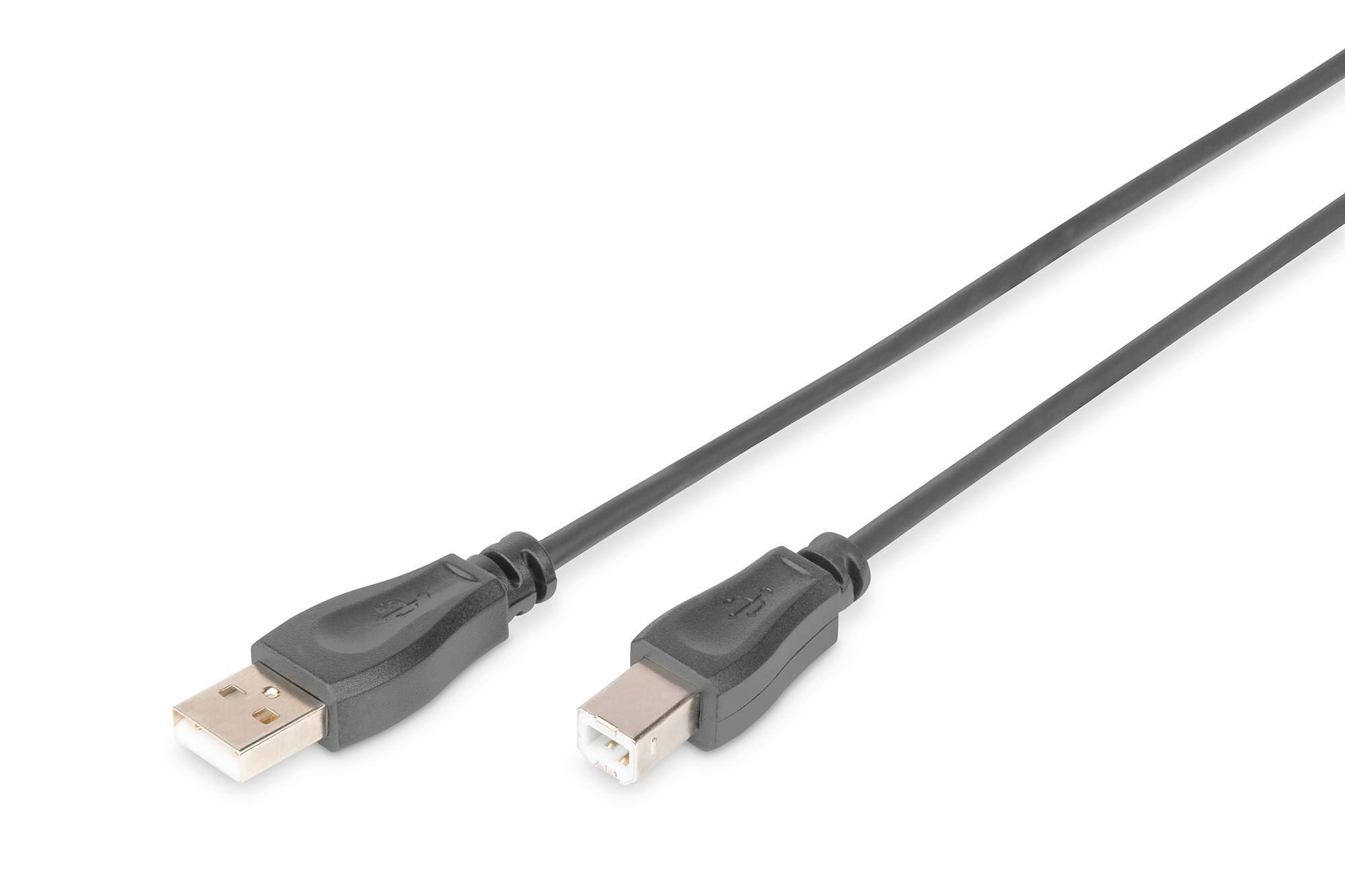USB 2.0 Anschlusskabel USB-A (Stecker) > USB-B (Stecker)