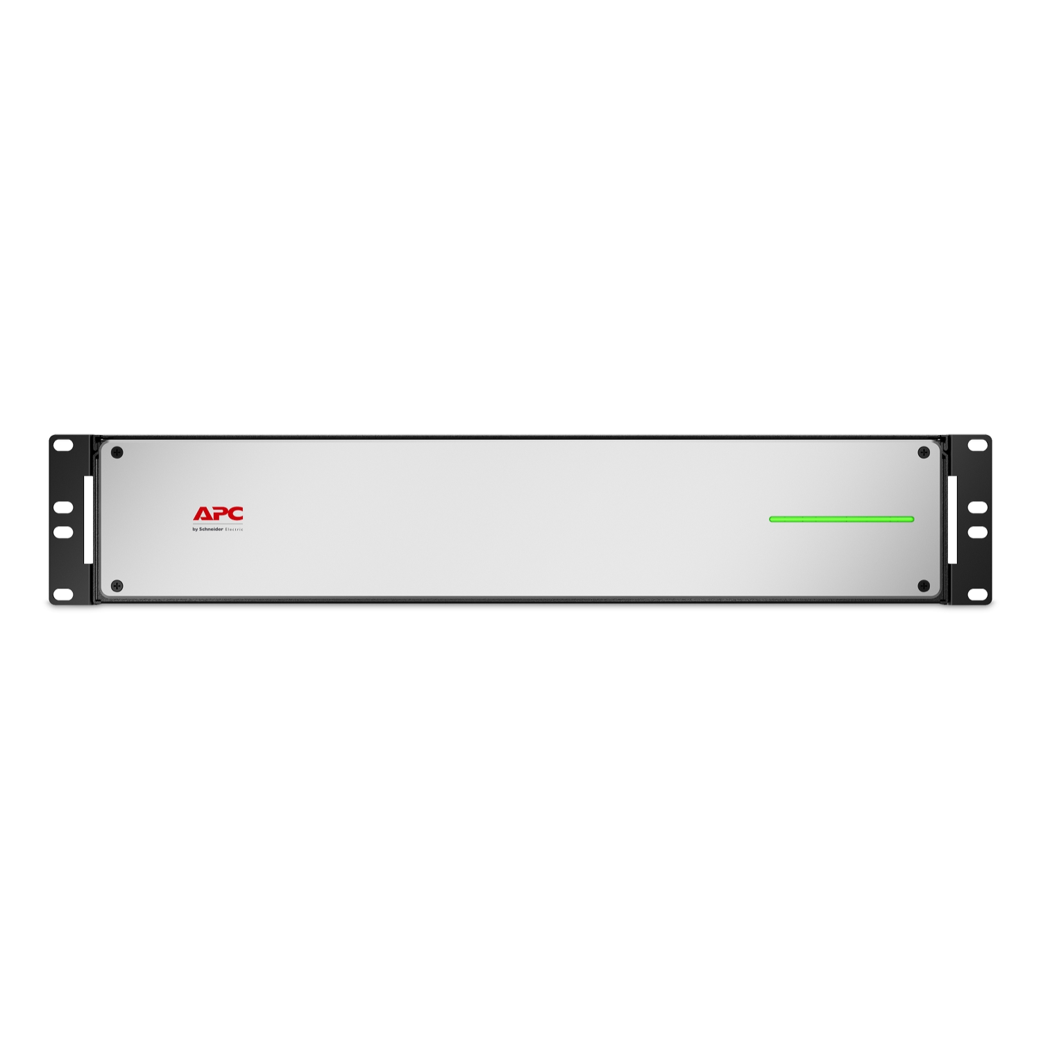APC External battery pack rack-mountable DC lithium ion 50Ah 2U Black with silver front bezel TAA Compliant