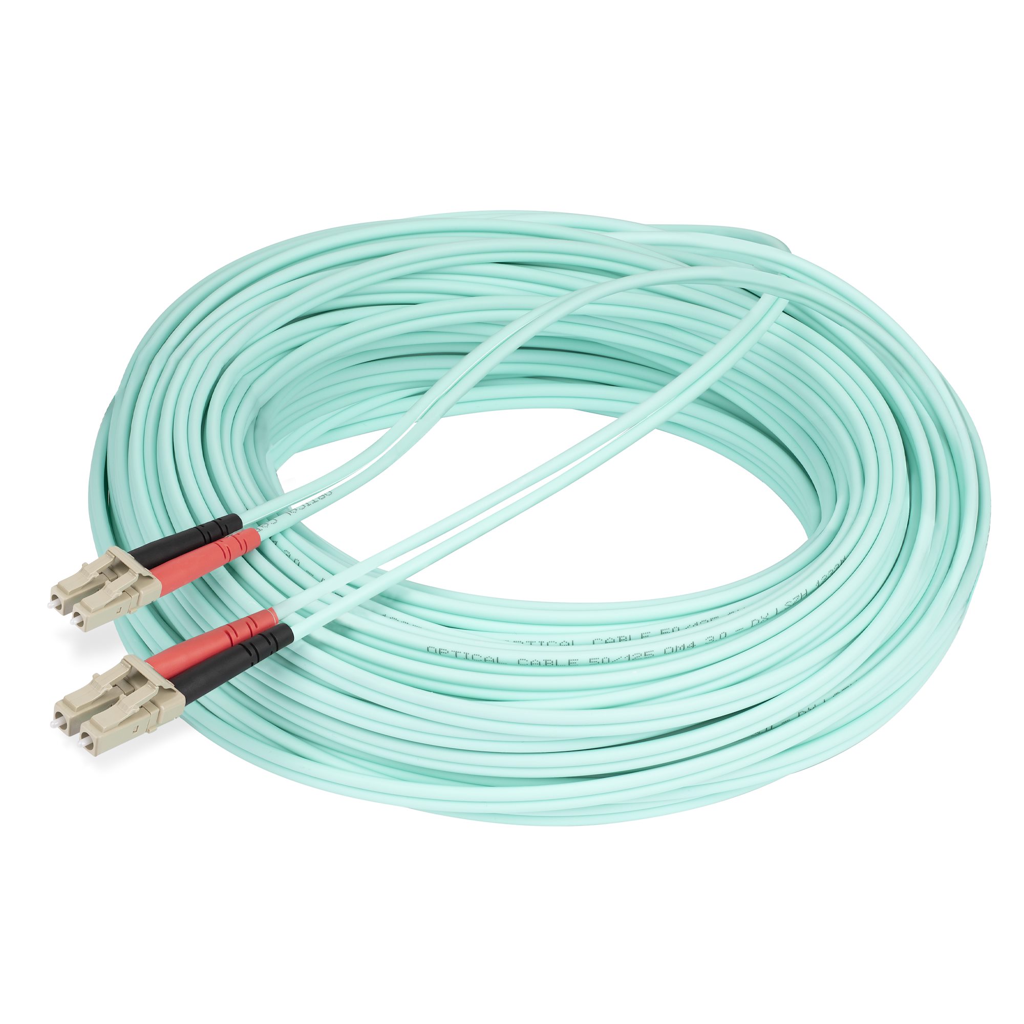 OM4 MULTIMODE FIBER CABLE AQUA - LC/LC - 50/125 - 40/100GB