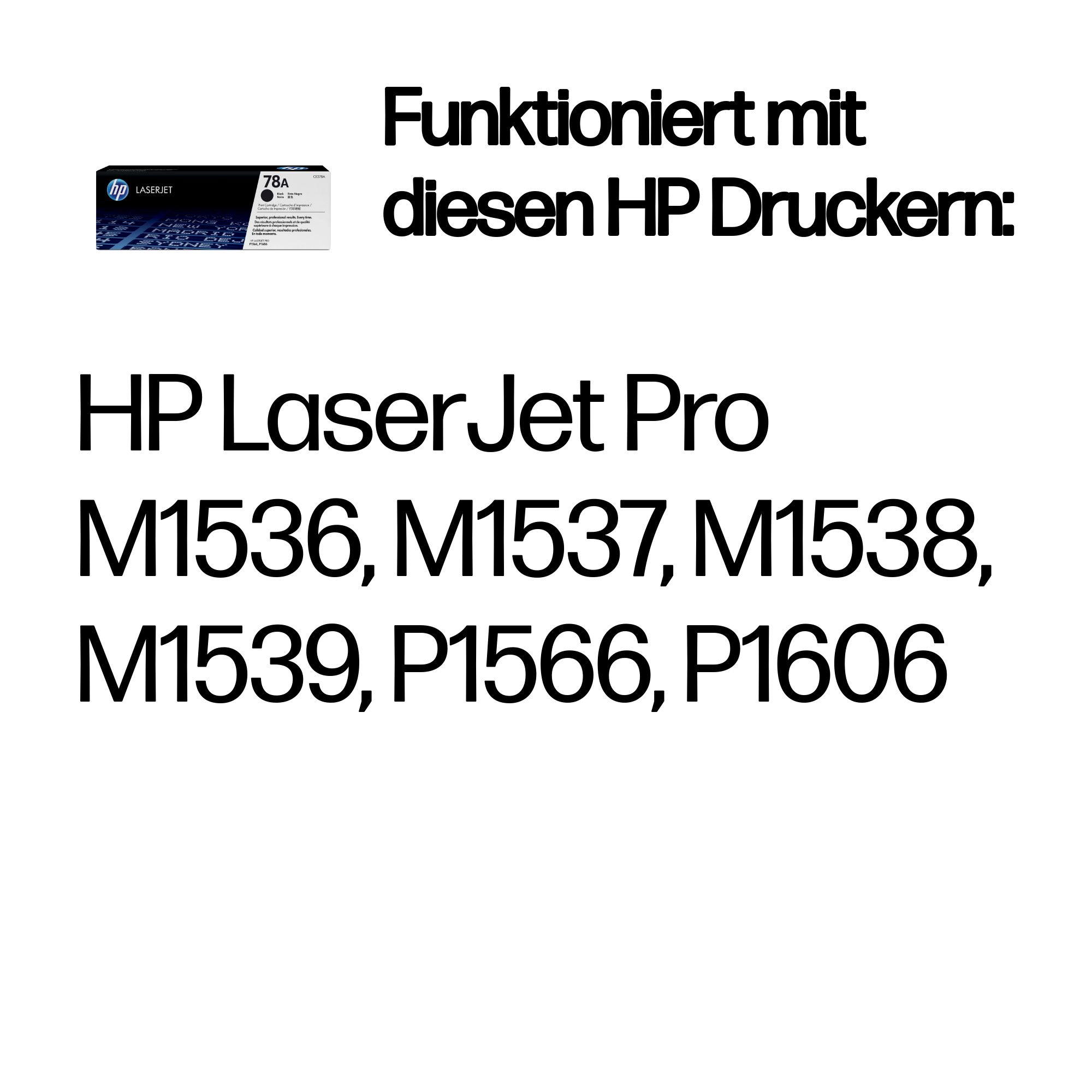 HP 78A Schwarz LaserJet Tonerpatrone
