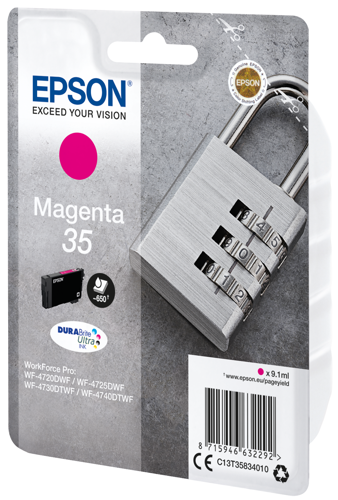 EPSON 35 / T3583 (Vorhängeschloss) magenta Druckerpatrone