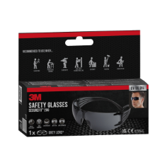 3M Schutzbrille SecureFit™ 200 grau, 1 St.