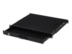 DIGITUS Schublade 1HE 483mm schwarz abschließbar