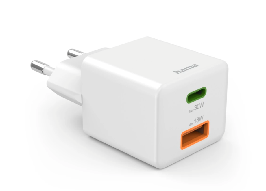 hama Ladeadapter weiß, 30 Watt