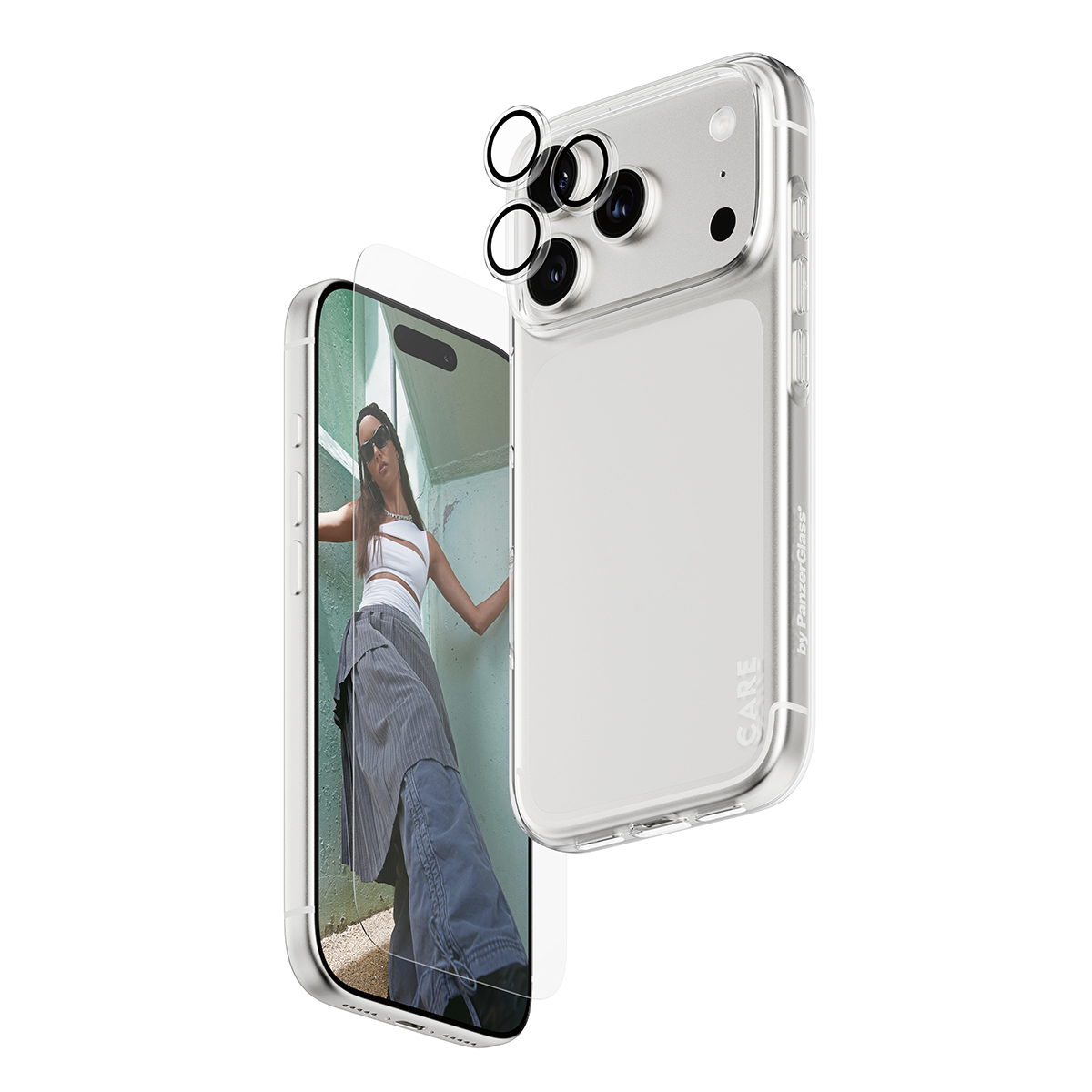 SAFE. CARE BY 3-IN-1 FASHIONABL COMBO BUNDLE IPHONE 17 PRO