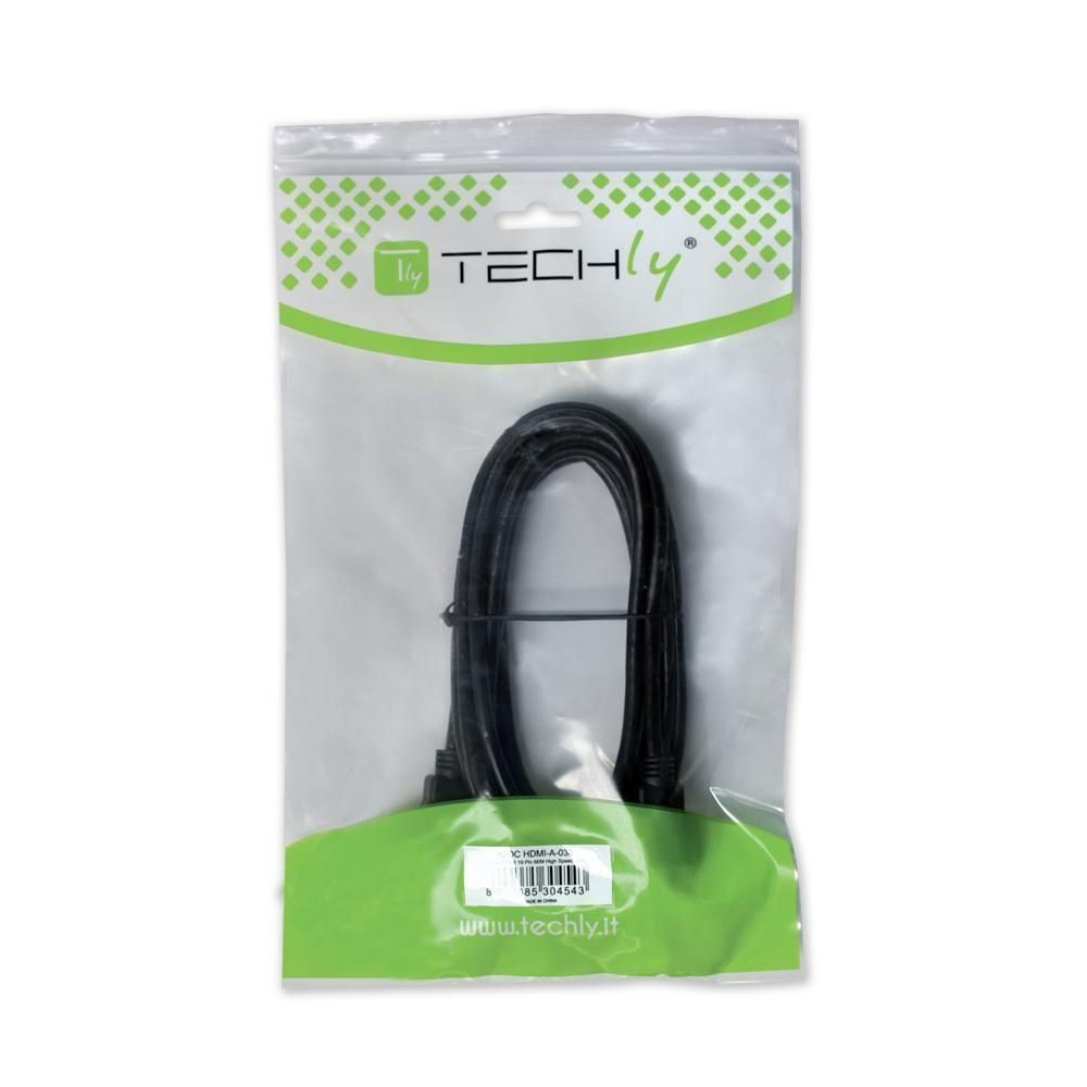 TECHLY Konverterkabel DisplayPort 1.1 auf HDMI schwarz 1m konvertiert das DisplayPort Signal in ein HDMI Signal