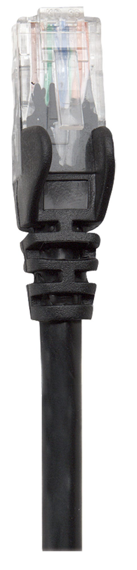 INTELLINET Netzwerkkabel Cat6 S/FTP CU LS0H 0,25m Schwarz RJ-45 Stecker / RJ-45 Stecker Vergoldete Kontakte