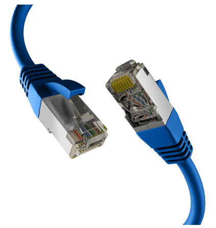 EFB Netzwerkkabel CAT8.1 S/FTP PIMF 40GB Ethernet Kupfer 5m blau