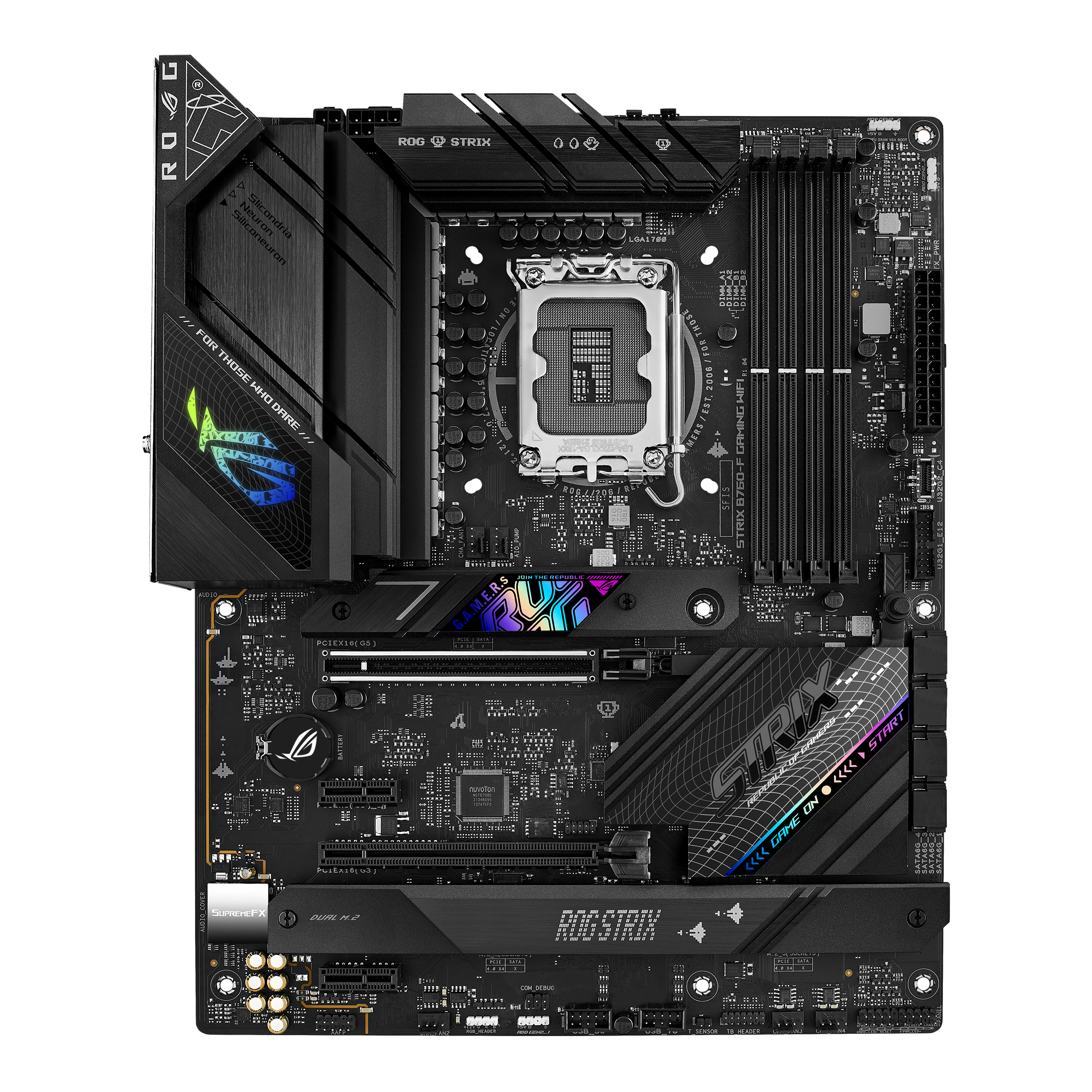 ASUS ROG STRIX B760-F GAMING WIFI LGA 1700 4xDDR5 ATX 4xSATA MB 1xHDMI 2.1 1xDP 1.4 3xM.2